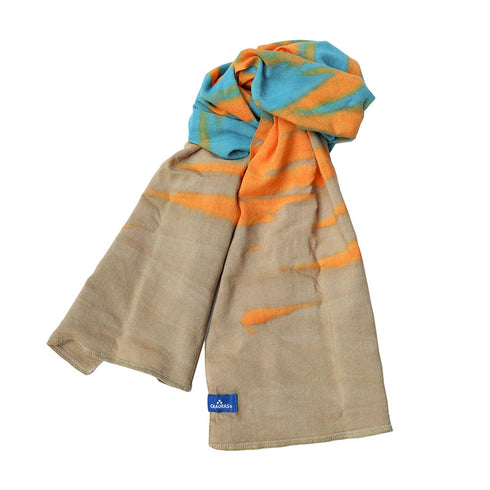 CHAORAS Sports Tenugui / Tie-dye blue x beige